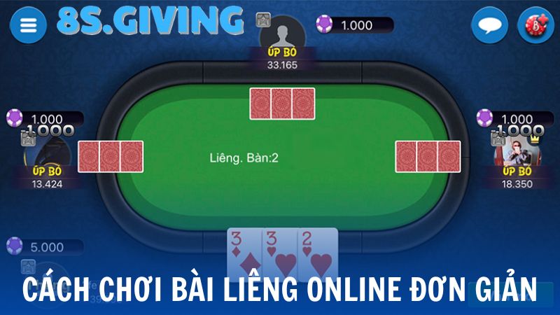 một ván bài  Liêng 8S 