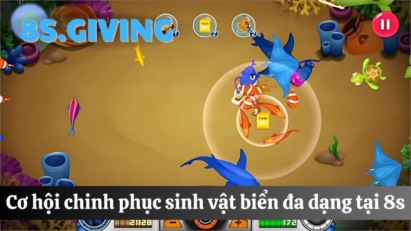 bắn cá đổi thưởng 8S hấp dẫn